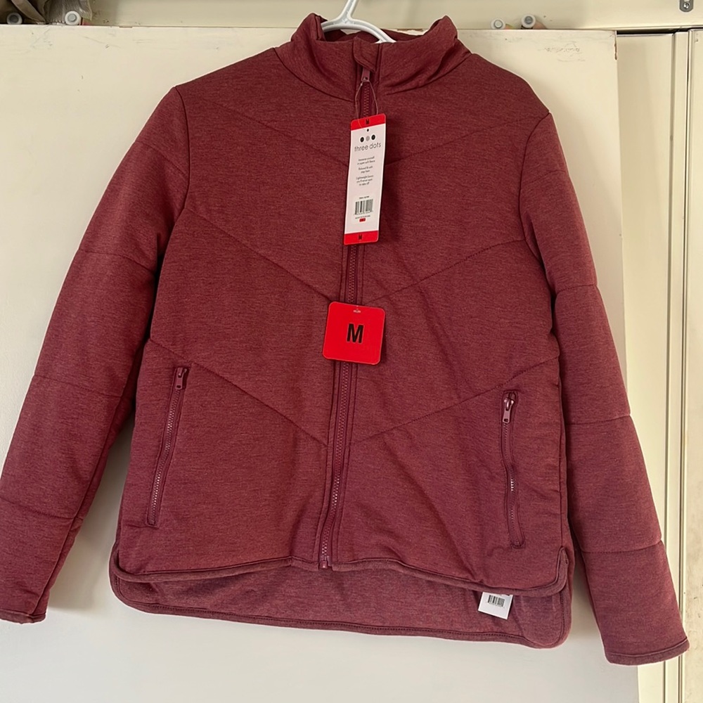 Size Medium Three Dots Jacket! New with tags